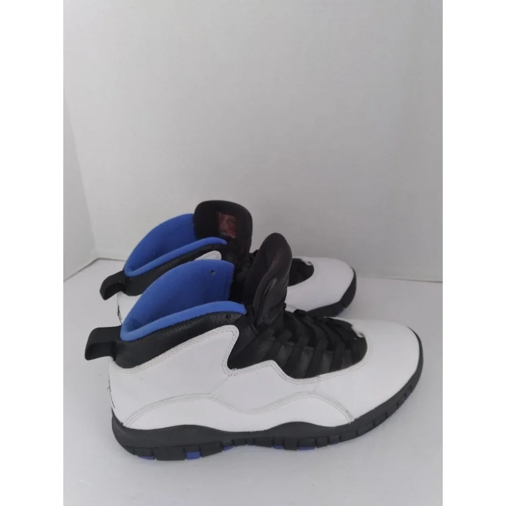 Air Jordan 10 Retro Orlando White Black Royal Blu 310805-108 Men Basketball Shoe